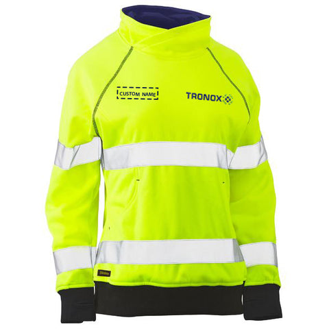 Bisley Womens Taped Hi Vis Fleece Jumper (BKL6818T)