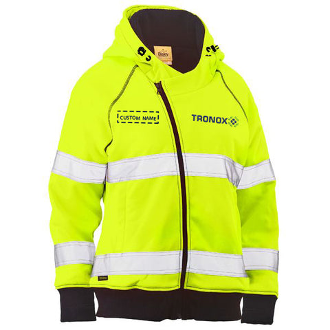 Bisley Womens Taped Hi Vis Fleece Hoodie (BKL6819T)